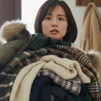 大量の洋服や布団を運ぶのが大変